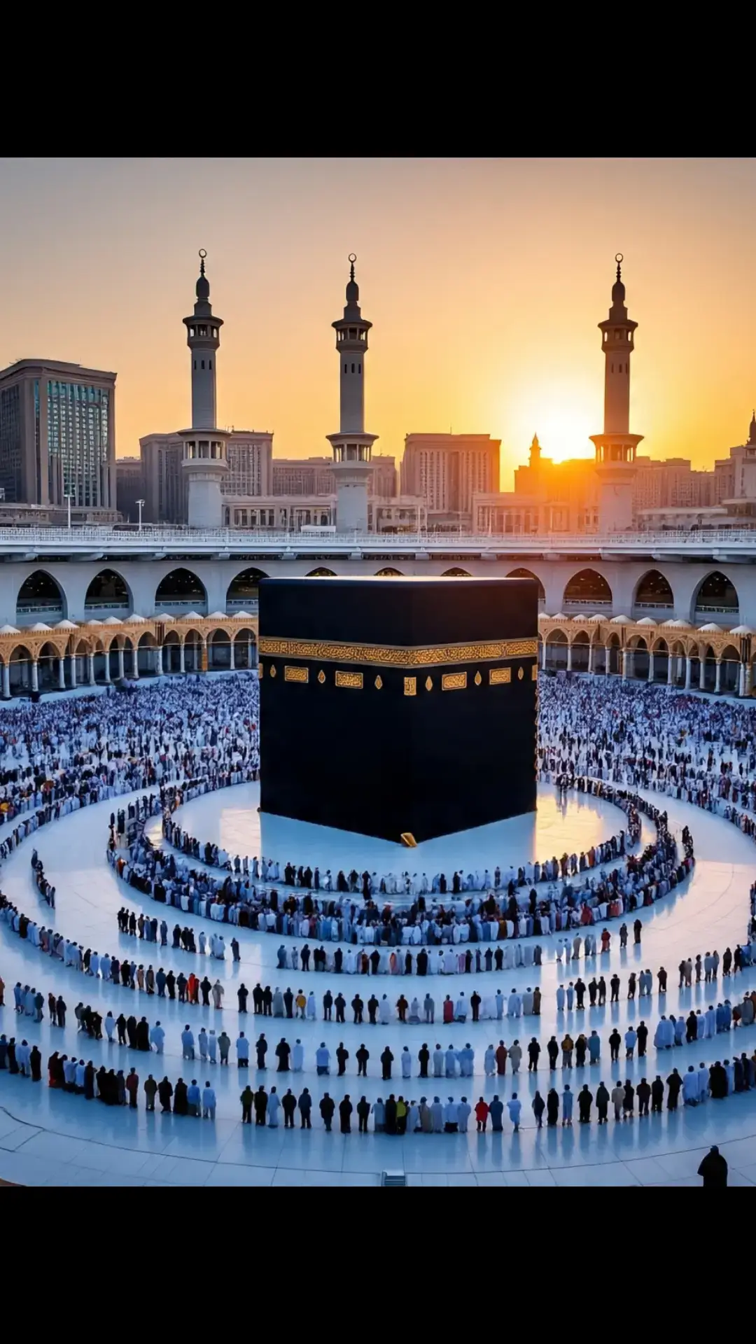 This image captures the majestic beauty of Masjid al-Nabawi, the Prophet's Mosque, located in the holy city of Madina. The iconic green dome marks the resting place of the Prophet Muhammad (PBUH). Surrounded by elegant minarets, the mosque's stunning architecture is illuminated under a clear blue sky. The expansive marble courtyard reflects the soft sunlight, creating a serene and spiritual atmosphere. Pilgrims are seen peacefully walking and praying, symbolizing the unity and devotion of Muslims from around the world. This sacred site is not only an architectural masterpiece but also a place of deep reverence and tranquility. #unfrezzmyaccount  #viral  #trading  #naatstatus  #mashallah  #foryou  #unfreez 