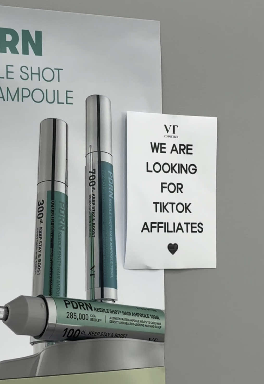 📣Calling All TikTok Creators! Get FREE SAMPLES & Earn 20% Commission on TikTok Shop NOW !! We’re looking for Affiliate Creators to promote our PDRN Reedle Shot Hair Ampoule via TikTok Shop Open Affiliate. ✔️Get Free PDRN Reedle Shot Hair Ampoule  (Value at $ 51.05) ✔️Earn a Commission up to $12.40 Tap the yellow cart and request free sample now !  Let’s grow together ! we can’t wait to collaborate with you! 💖 Feel free to DM us if you have any questions or need support. #tiktokshop #vtcosmetics #tiktokmademebuyit #tiktokaffiliate #tiktokviral #reedleshot #hairgrowth  #tiktokshopviral #koreanskincare #kbeauty #skincare #koreanglassskin #glassskin #pdrn #GlowUp #scalpcare #hairtok #freesample 