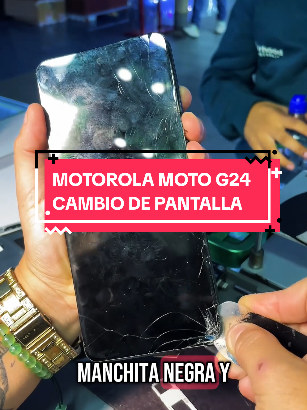 Cambio de pantalla a un Motorola Moto G24 👨‍🔧📱 #motorola #motorolamoto #motorolag24 #samsung #iphone #huawei #xiaomi #celulares #celularesperu #serviciotecnico #serviciotecnicodecelulares #reparacion #reparaciondecelulares #chiclayo #lima #peru #polvosazules #viral2025 