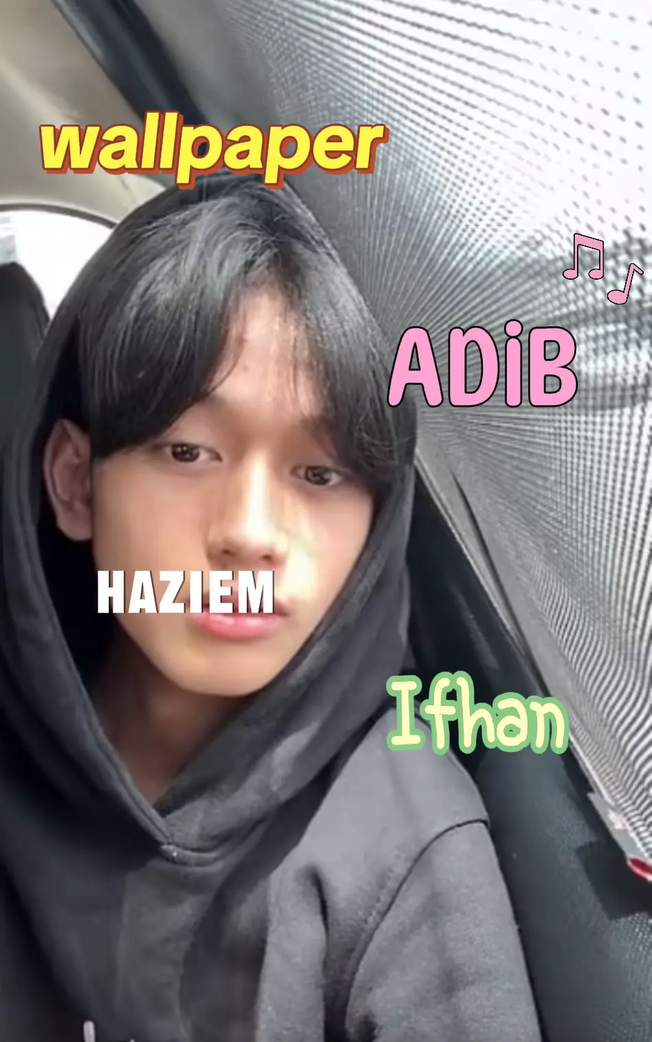 Guna kan wallpaper ni kat phone korang sekarang comell jee -!! // @Ifhan @Adibhaziem @ifhann //Sorry gaiss mampu buat 4 jer kalau nak lagi nnt sy buat part 2 #adibhaziem #fyp #fans #ifhan 