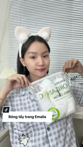 Bông tẩy trang êm giá hạt dẻ gọi tên Emalia 😘 #hoangaanh #hgaanh #review #Emalia #bongtaytrangEmalia #bongtaytrangquocdan #bongtaytrang #skincare #viral #fyp #ConSantanderConecto 
