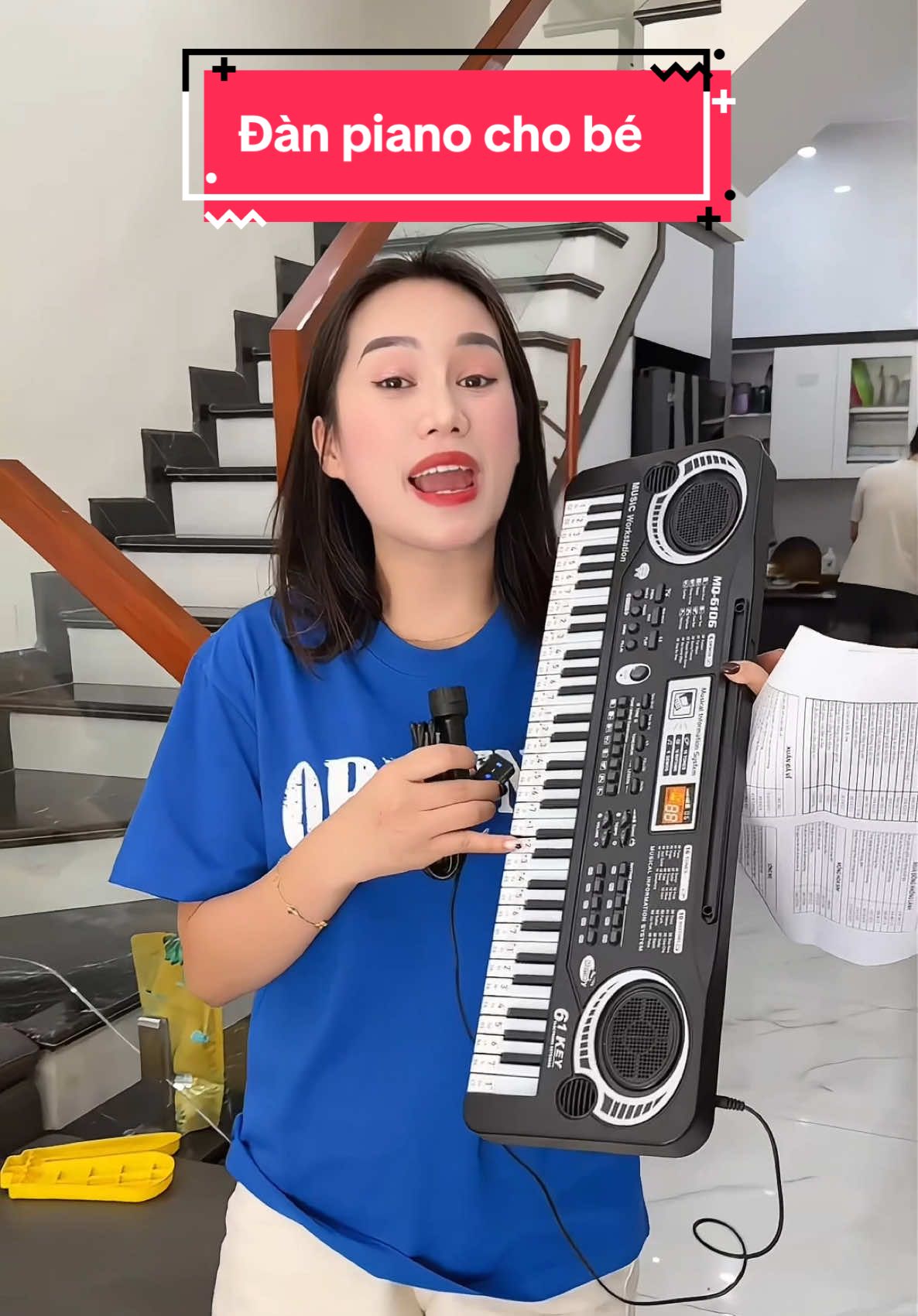 Đàn piano dành cho bé luyện trí óc, nhanh tay nhanh mắt , khả năng cảm âm nhạc mà còn tránh xa được điện thoại ti vi #xuhuong #hangmen96 #danpiano #danpianochobe #danpianokemmic 