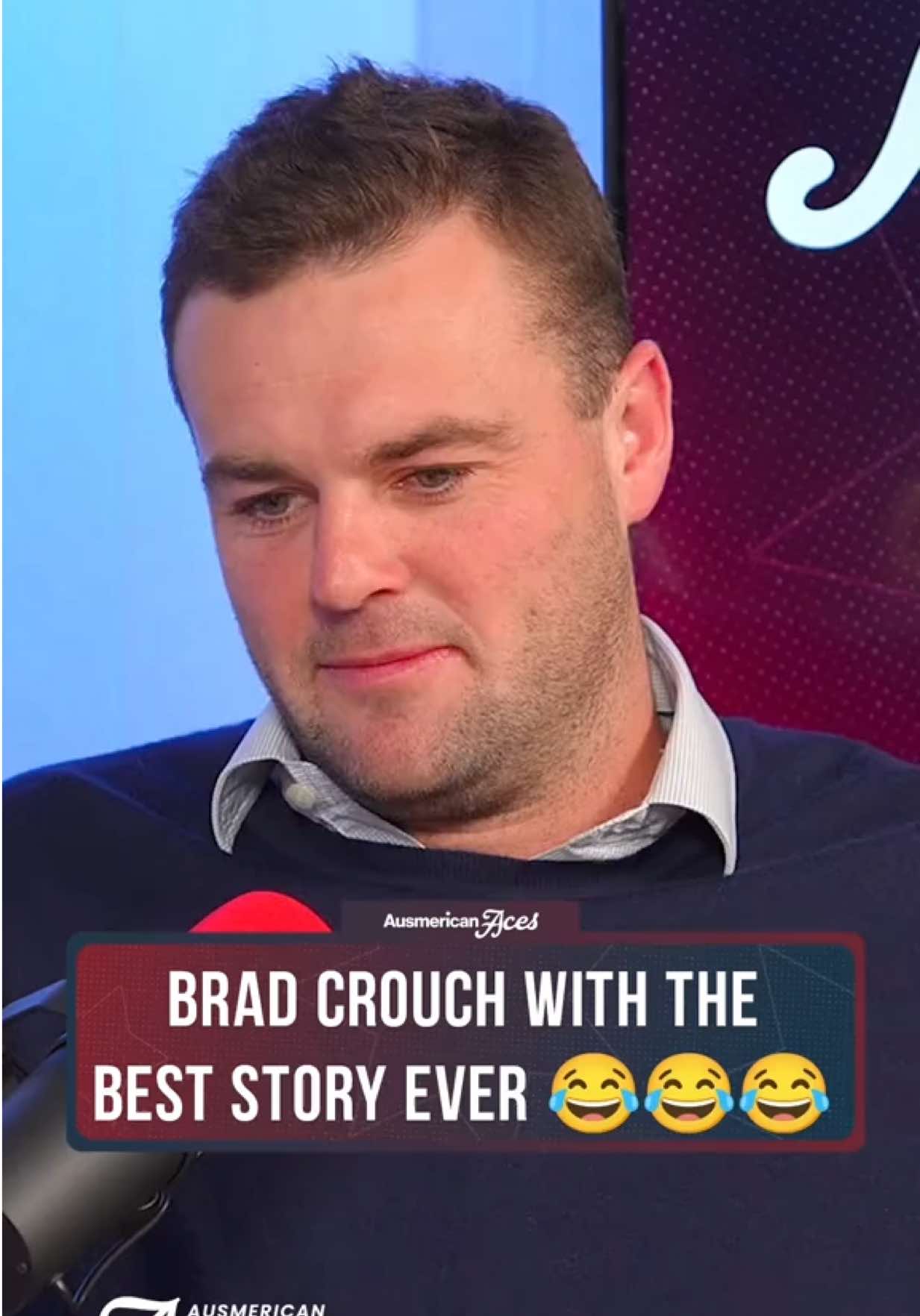The Greatest Story of All Time! 🤣🏏 💩  Tommy Talks with @bradcrouch online now!  #ausmericanaces #tommytalks #podcast #Preseason #funny #stories #afl #adelaidecrows #bradcrouch 