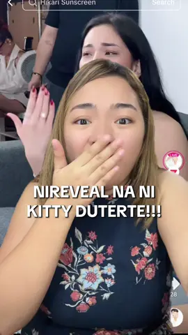 NIREVEAL NA NI KTTY DUTERTE! #duterte #hikarisunscreen 