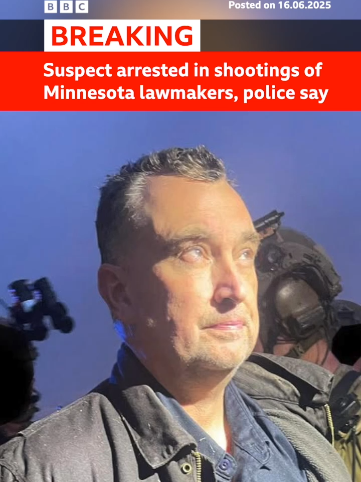 The arrest of Vance Luther Boelter follows what the police described as the largest manhunt in Minnesota's history. #Minnesota#US#Politician#News#BBCNews