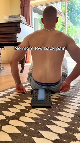 No more low back pain #backstretcher #lowerbackpain #backpain #lowerbackpainexcercise #fypage 