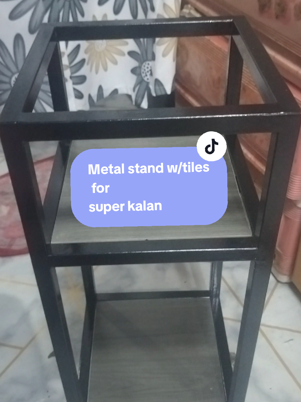 Super kalan Metal stan with tiles #kitchentools #kitchenneeds #standforsuperkalan 