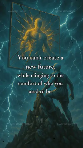 Stop waiting for change while staying the same. Growth means leaving behind the identity that no longer serves you. If you want a new life, you have to release the one that’s holding you back. . . . #personalgrowth #mindsetshift #healyourself #selfmastery #innerwork  