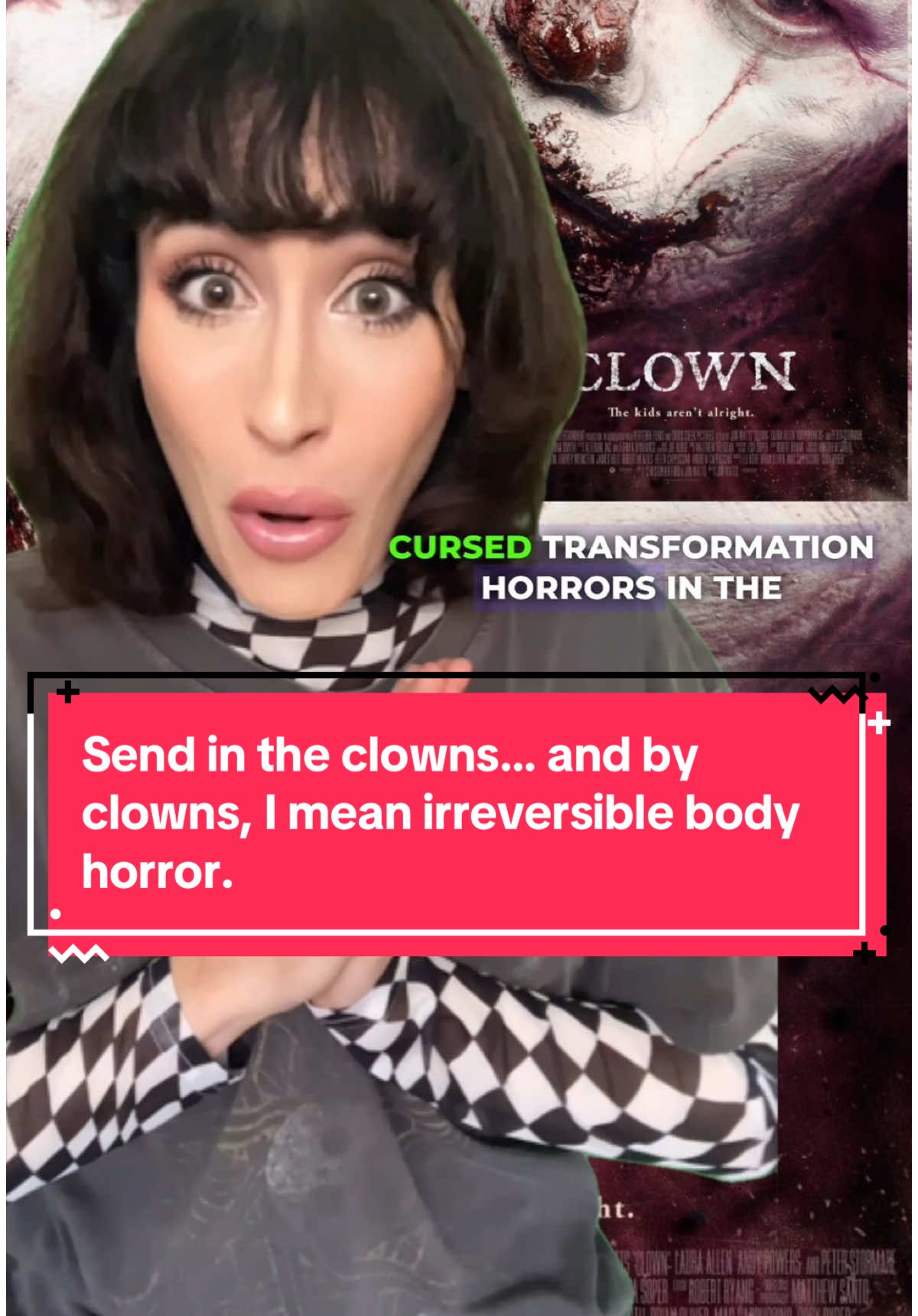 This clown isn’t clowning around… and neither is my trauma. 🤡💀 ➡️ Seen it? Drop your favorite scene below. 🔥 👁️: @Netflix @Pluto TV @plex  🎟️ Rent: @Prime Video @Apple TV @Fandango , @Microsoft & Vudu #ClownMovie #AudrieNightmare #HorrorTok #horror #horrormovies #horroraddict #horrorcommunity #horrorrecommendation #horrorbestie #bodyhorror 