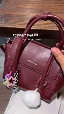 maroon bag ❤️ #slingbag #taswanita #hathinmuii #masukberanda 