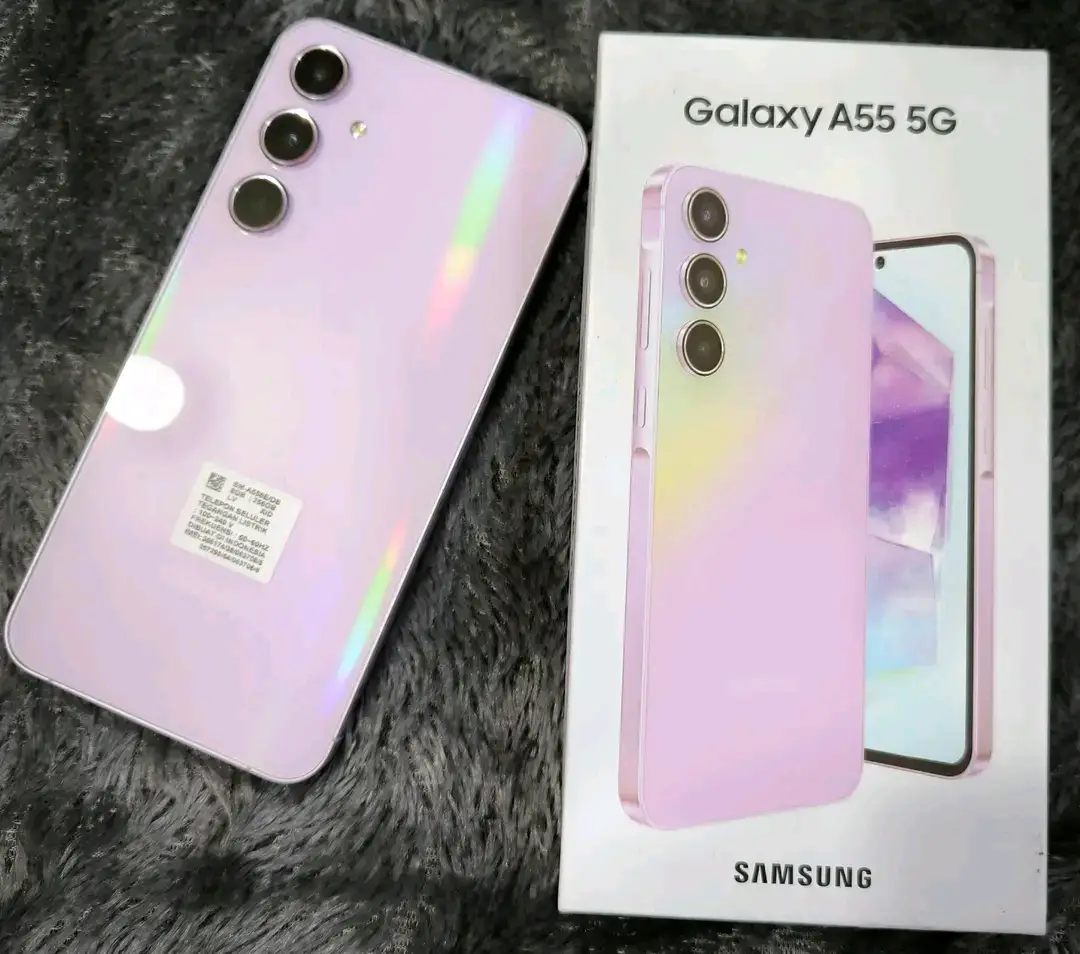 Samsung A55 pink✅️ Ram 8GB✅️ Internal 256 GB✅️ Fisik mulus 98%✅️ Kelengkapan original ✅️ Finger layar oke ✅️ Garansi on ✅️ Bebas riaet/updete✅️ Rp.4.050 fulset ✅️