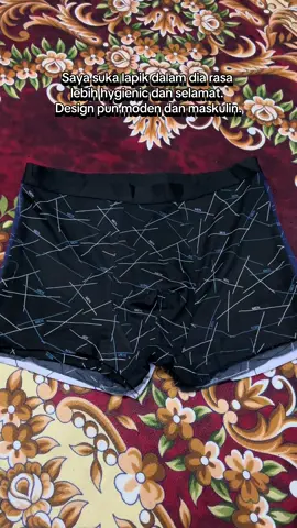 Potongan boxer dia kemas dan tak longgar. 5 helai dalam satu set sangat berbaloi! 