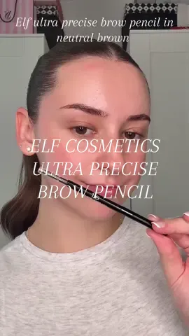 @elfcosmetics I’m obsessed with this brow pencil!! 🤍 #fyp #makeup #makeuptutorial #elf #elfcosmetics #browproducts #brows #tiktokviral #tiktokmakeup #viralmakeup #trending #trendingproducts 