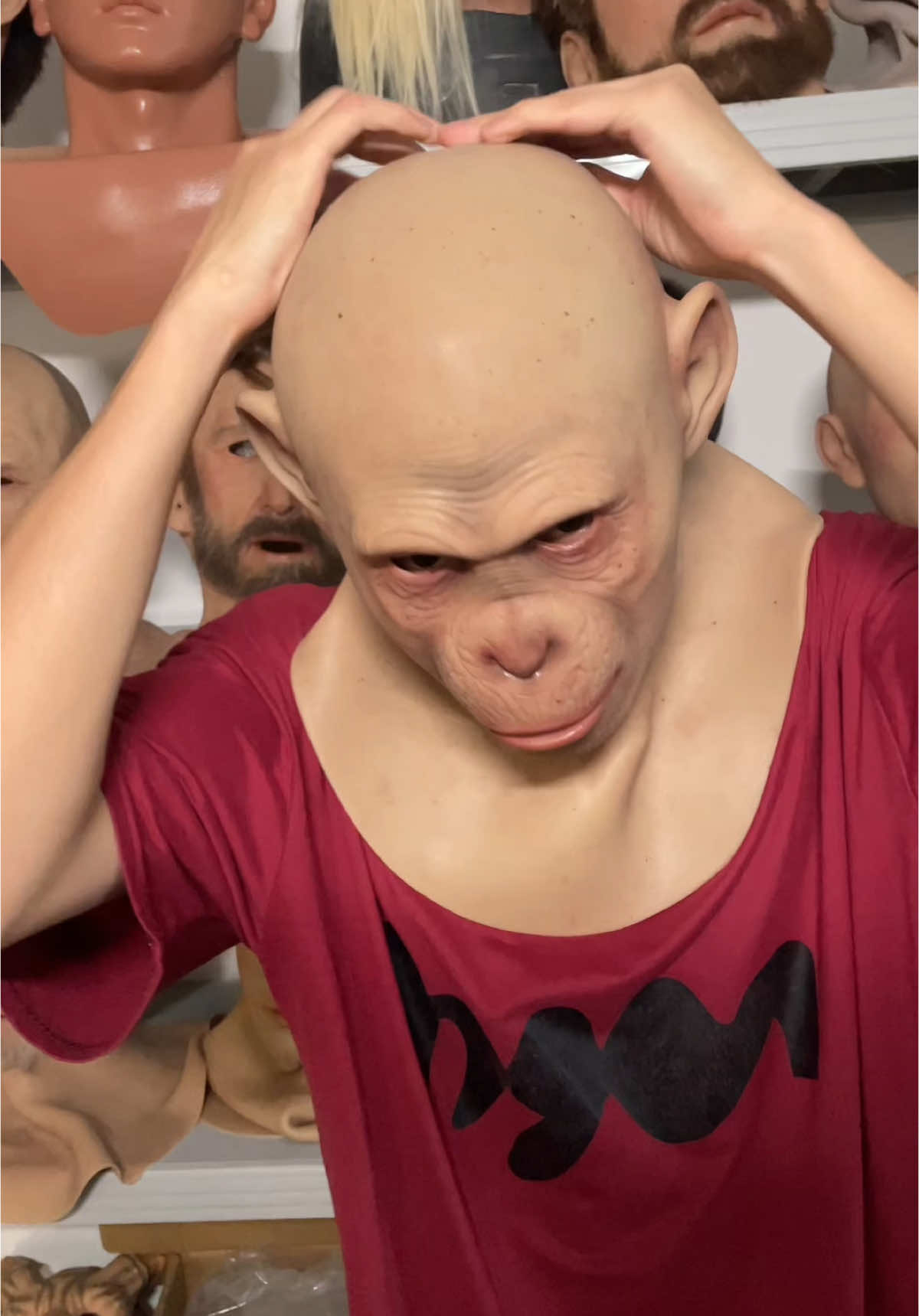 Instant Face Swap! People's Reactions Are Priceless...#siliconemask #halloweenmask #realisti #masks #cosplay 