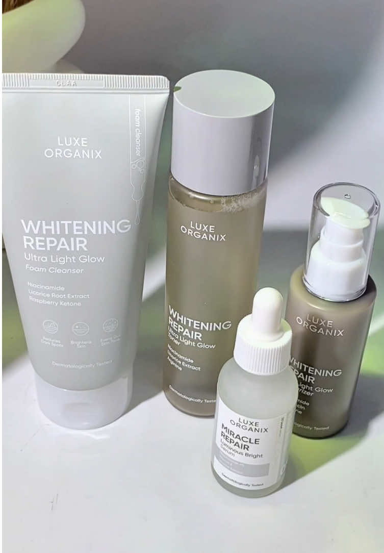 GO GET YOUR WHITENING REPAIR BUNDLE NOW AND DON'T MISS OUT! 🥰  #SkincareBundleForDarkSpots #DarkSpots #SkinCare #fyp #luxeorganixph #whiteningrepair 