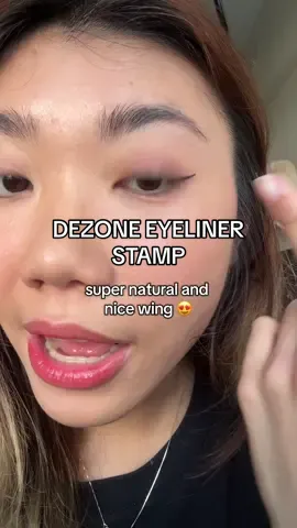 so easy and so fast 😮‍💨✨ #dezone #eyelinerstamp #Eyeliner #easyeyeliner #tiktokshopsg #CreateToWin 