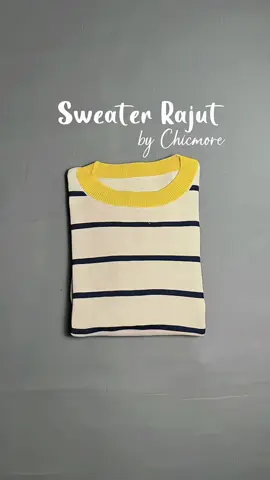 #sweaterrajut #sweatercrop #chicmore 