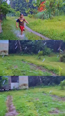 #mandihujan #bermainhujan #masakanakkanak 