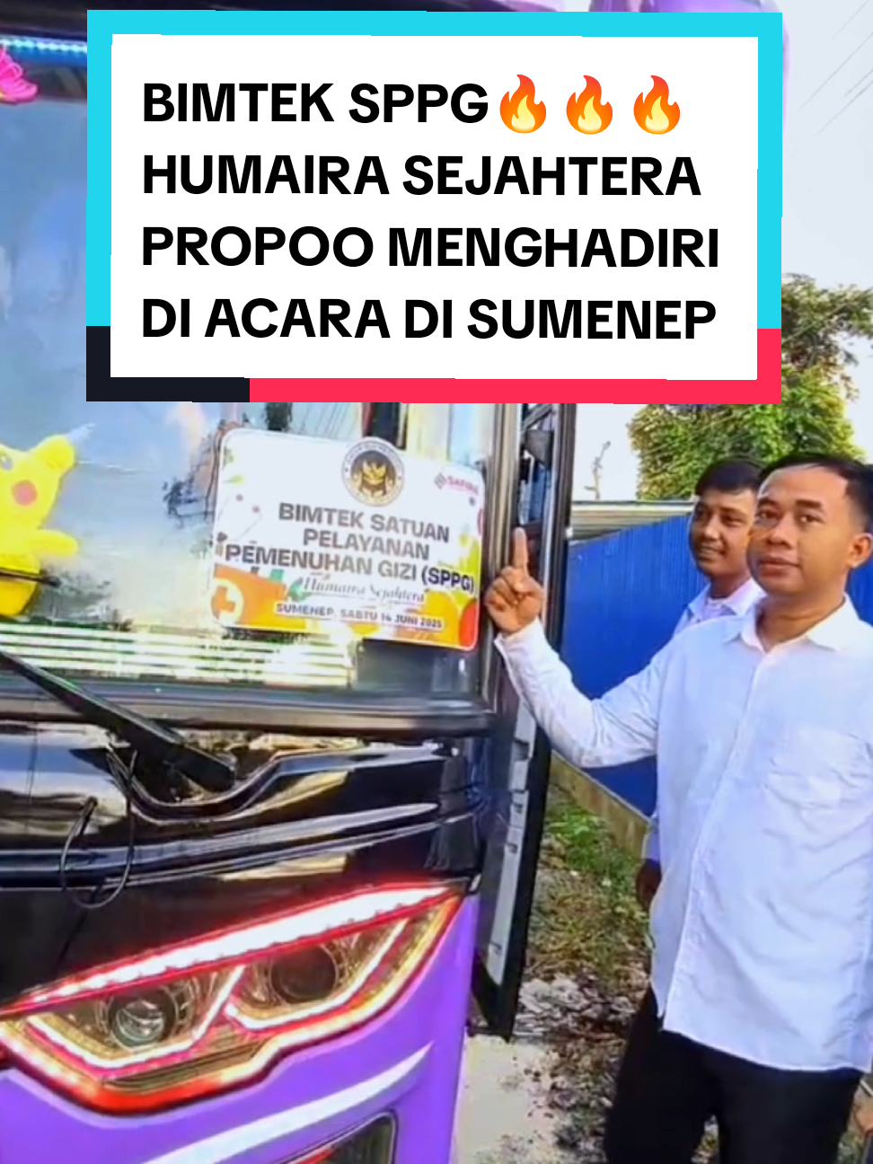 BIMTEK SATUAN PELAYAN PEMENUHAN GIZI(SPPG)🔥 Menghadiri Acara Di Kota Sumenep 😊 #berandatiktok #beranda #foryouu #Madura #sumenep #jatim #pamekasan #sppg #dusunbaratLentengpropoo #SppgHumairahsejahtera  #sumenepmadura #busparawisata #busantarkotaantarprovinsi 