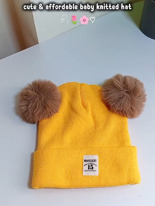 cute and affordable baby knitted hat #babyknittedhat #babyhat #knittedhatforbaby #babybonnet 