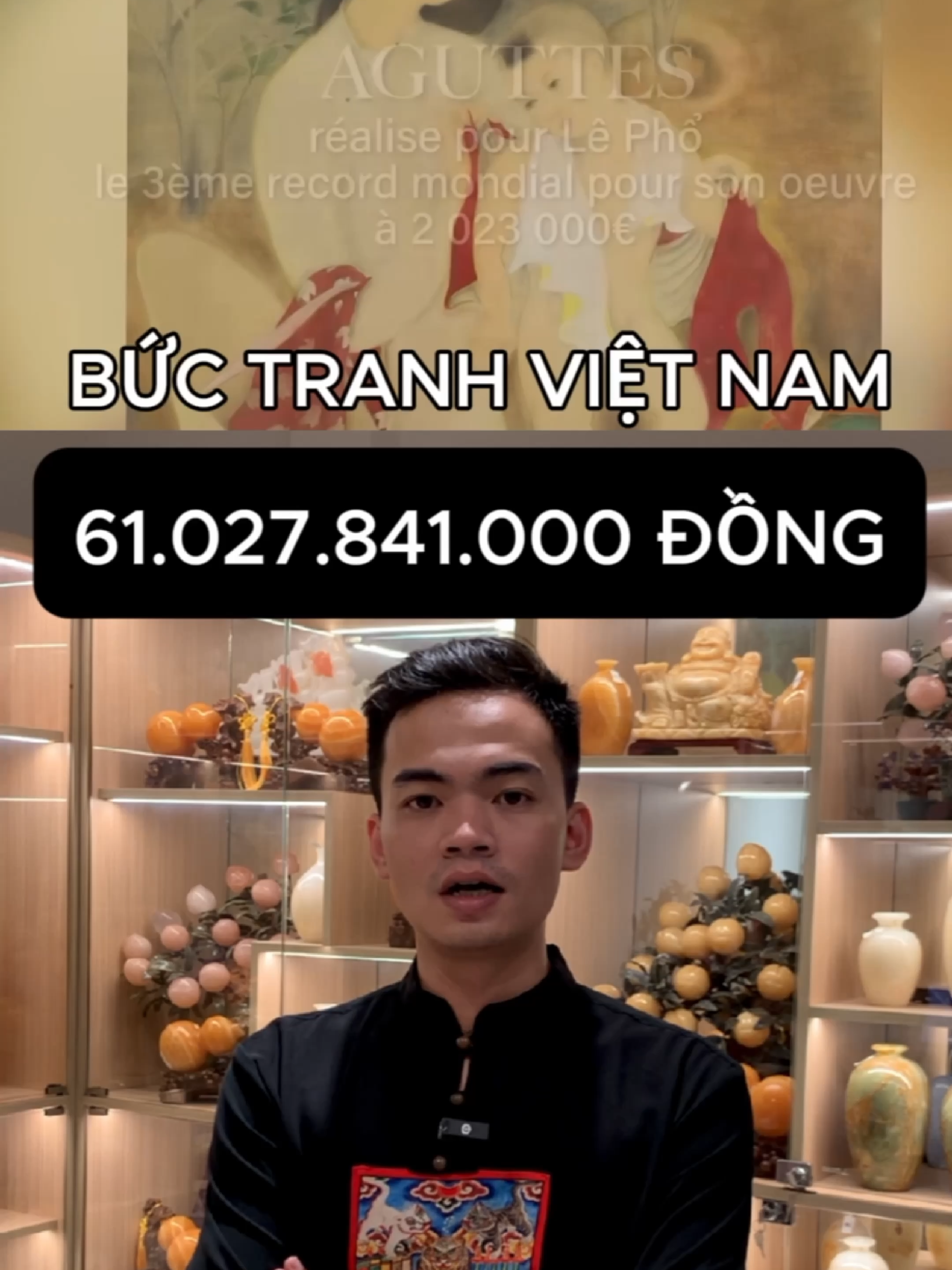 Bức Tranh “Le bain” của Danh Hoạ Lê Phổ #vungocthienofficial