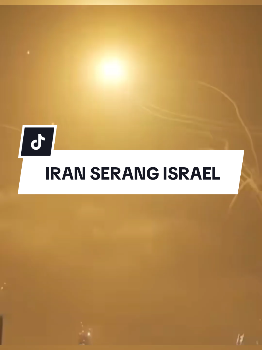 IRAN SERANG ISRAEL DENGAN MEMBOMBARDIR RUDAL DI TITIK-TITIK STRATEGIS DI KOTA TEL AVIV ISRAEL #israel #iran #perang #rudal #as #usa #warzone #fypage #berandatiktok 