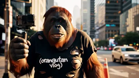 tanggung jawab loh fitri #orangutan #veo3 
