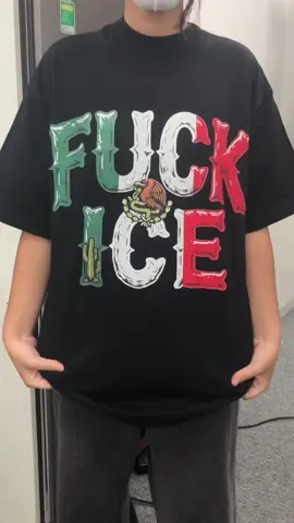SUMMER GRAPHIC Fresh FXXK ICE Mexico Flag T-shirt #tiktokshopsummerturnup 
