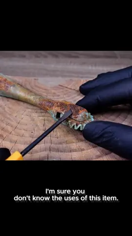 I'm sure you don't know the uses of this item. #restoration #satisfying #asmr #rusty #antique #restore #restored #restoring 