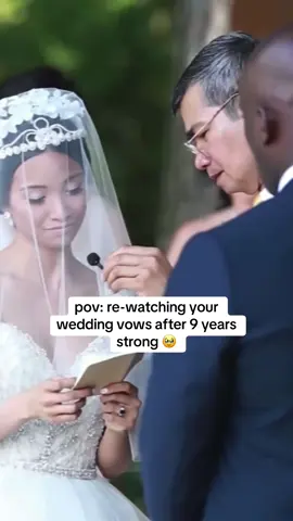 9 years of saying “I do”… 🤍🥹 #happyanniversary #wedding #vows 