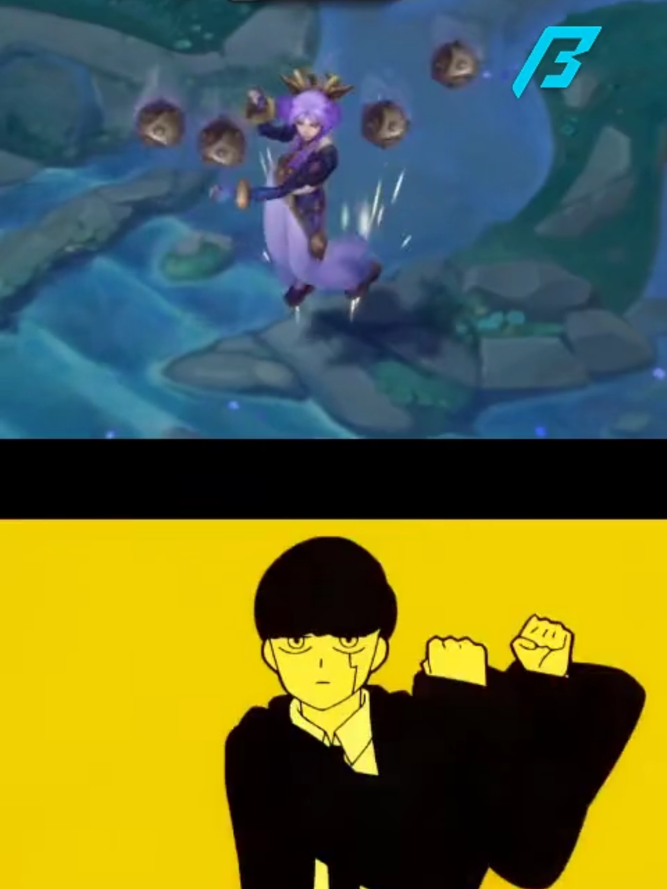 Yunara fait référence à la danse de MASHLE ! Un easter egg bien caché ;)  #leagueoflegends #leagueoflegendsriotgames #gaming #riotgames #mashleanime