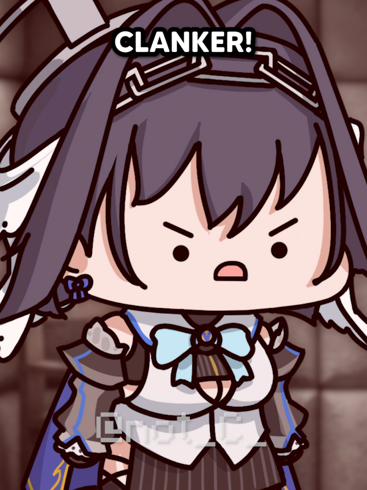 she dropped the hard r and everything #hololive #fyp #vtuber #ourokronii