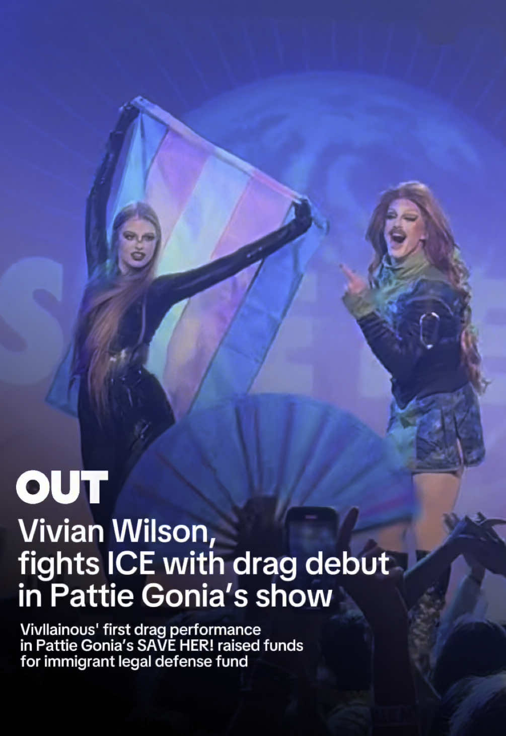 are we proud of @Vivian Jenna Wilson or what? ❤️🏳️‍⚧️ #dragqueen #lgbtq #queer 