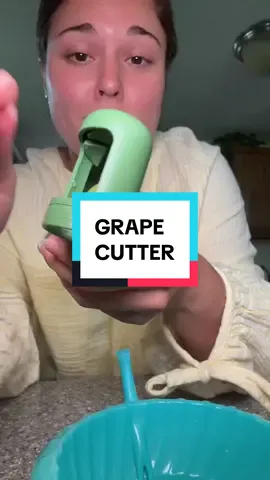 TODDLER HACK | I always thought these were silly but I actually make snack prep so much easier! #grapecutter #grapeslicer #toddlerhack #toddlersnacks #toddlermom #snackprep #kitchengadgets #momhack 