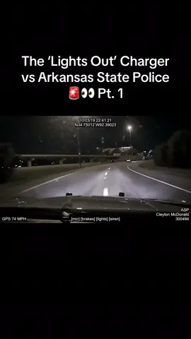 The infamous “Lights Out” Charger takes on Arkansas State Police — and this one gets crazy. Buckle up. Pt. 1 🏁💨 #LightsOutCharger #StatePoliceChase #ChargerVsCops #HighSpeedChase #DodgeCharger #CopWatch #FYP #Part1 #TikTokSeries #MustWatch #fyp #viral #part1 #CapCut 