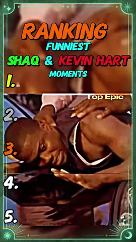 Ranking Funniest Shaq and Kevin Hart Moments!  #clip #NBA #basketball #kevinhart #shaq #funny #moments #top5 #foryou #viral 