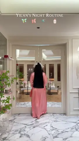 my night routine 🌷🌷 • #routine #girls #viral 