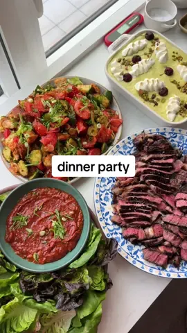 grilled ribeye dinner party 🥩   all the recipes are on my substack. link is in my bio👨‍🍳 🍒 pistachio cherry tiramisu  🥗 chili oil panzanella w sesame croutons 🥩 grilled ribeyes ssam . . . . . #ryannordheimer #Recipe #viral #steak #ribeye #grill #privatechef #aesthetic #steakrecipe #cookbook #korean #koreanfood #easydinneridea #nyc #newyork #tiramisu #dinner #tomato #nycfoodie #nycfoodblogger #nycfood #creator #dinnerparty #dessert #tomatorecipe #pistachio #Summer