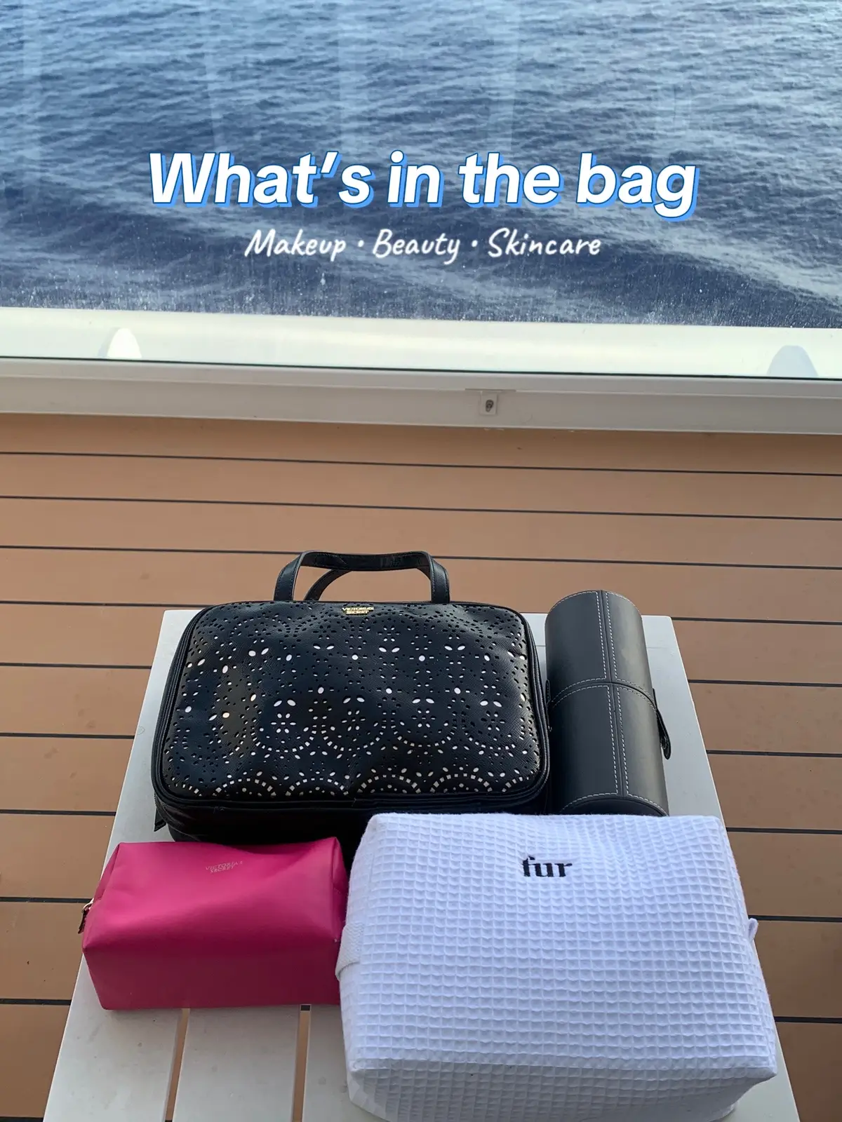 Here’s everything I packed for a cruise vacation ✨ Beauty/ Skincare Edition ! I love having options! #makeupbag #whatipacked #makeupbagessentials #vacationessentials #beautymakeup #makeup #skincare #MakeupRoutine #travelmakeupbag #travelmakeup 