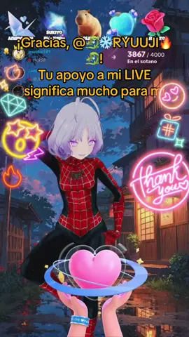 🐉❄️RYUUJI🔥🐉, gracias por tu valioso apoyo en mi LIVE. Seguiré esforzándome para crear contenido LIVE aún mejor.@🐉❄️RYUUJI🔥🐉 #tiktoklive #livehighlights #livegift #handhearts #corazónenlasmanos 