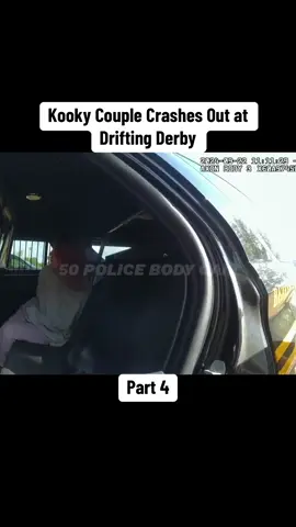 Kooky Couple Crashes Out at Drifting Derby #cops #copsoftiktok 