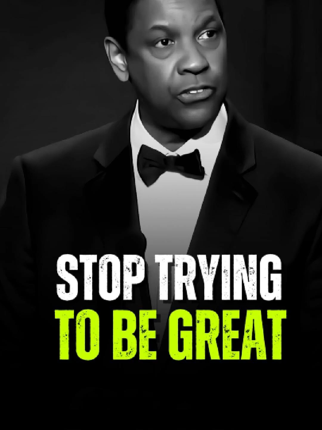 Stop trying to be great #motivation #inspirationalquotes#viralpost #denzel #foryourpage #quotes #denzelwashingtonquotes #bestquotes #denzelwashington