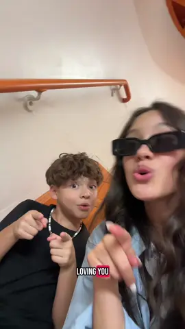 singing with anthony pt. 2💞 #fyp #Siblings #liamani #foryoupage #loveme #cover #singers #foryoupage 