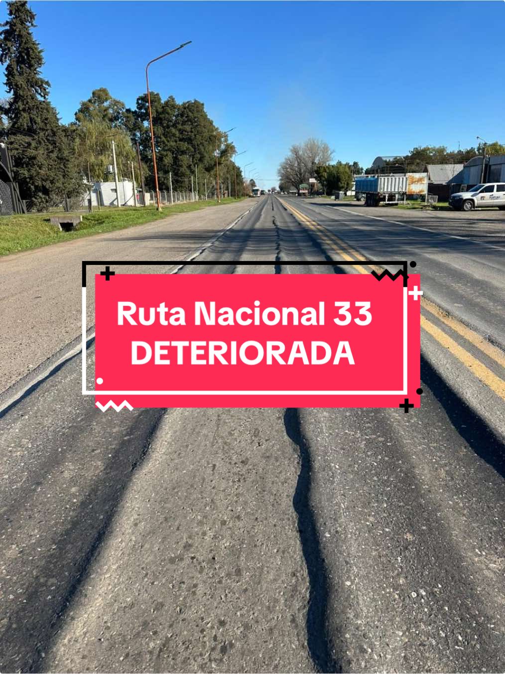 Deterioro de las Rutas Nacionales. ¿qué opinas?  #ruta33 #rutasnacionales #rutasargentinas🇦🇷  #gobierno 