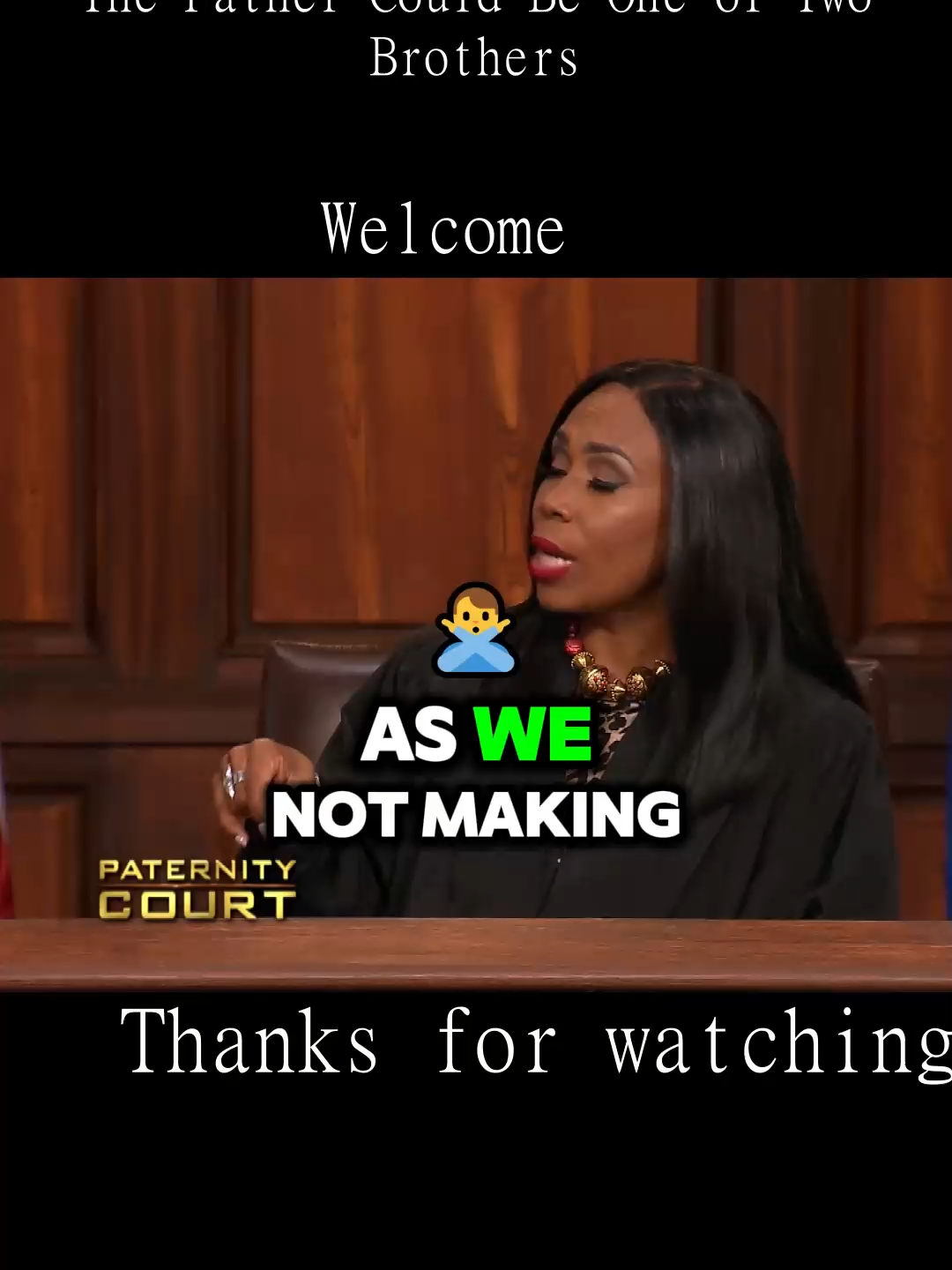 The Father Could Be One of Two Brothers Part 04 #court #courtroomdrama #trialwatch #legaltiktokviral #courtroom #judge