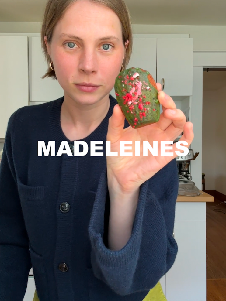 strawberry! matcha! madeleines! xo