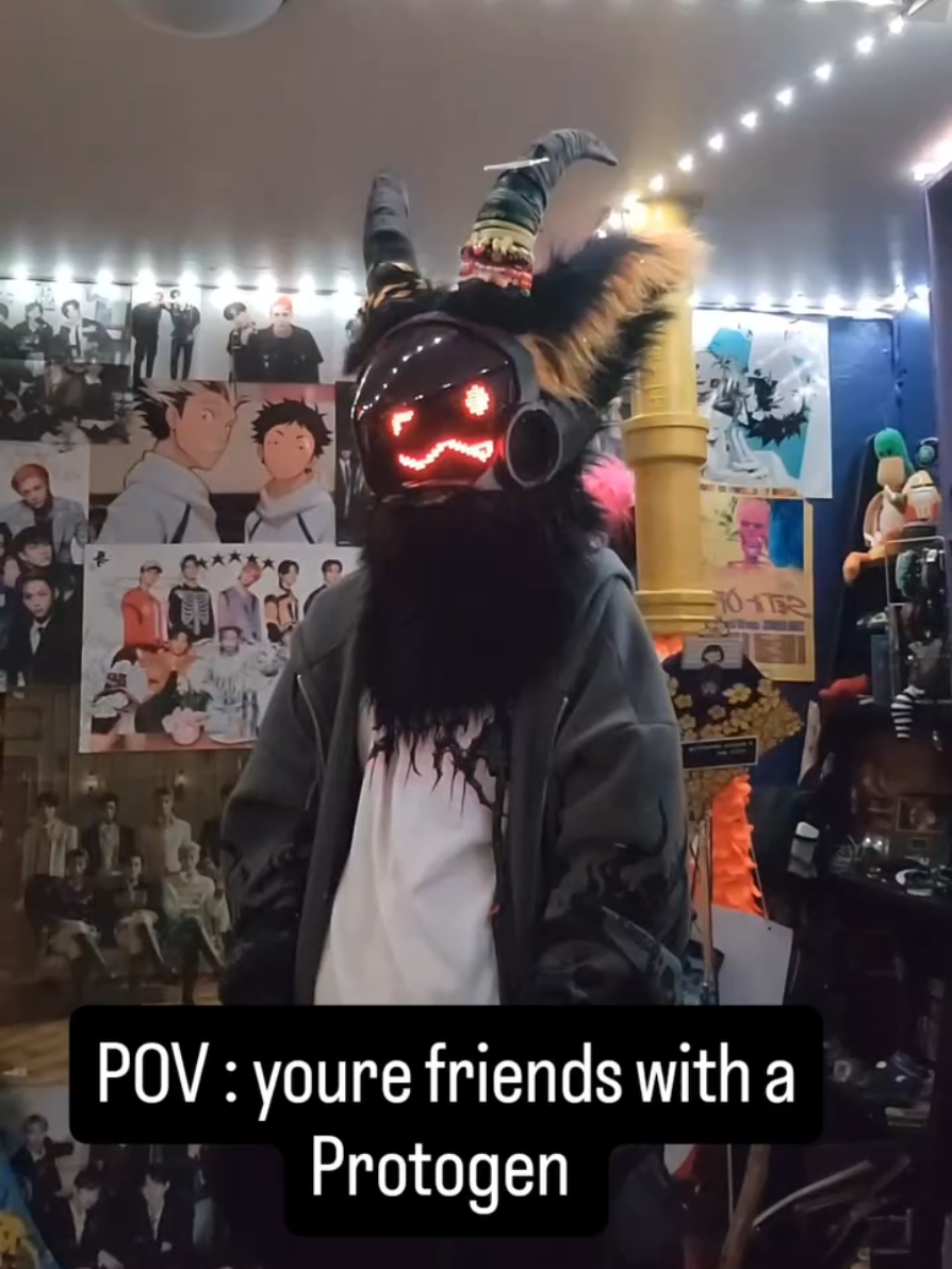 unfortunately a true stereotype .  .  .  .  .  .  .  .  . .  .  .  #furry #protogen #fursuit #furryphoto #furryphotography #fursuiter #fursuiting #protogens #protogenfurry 