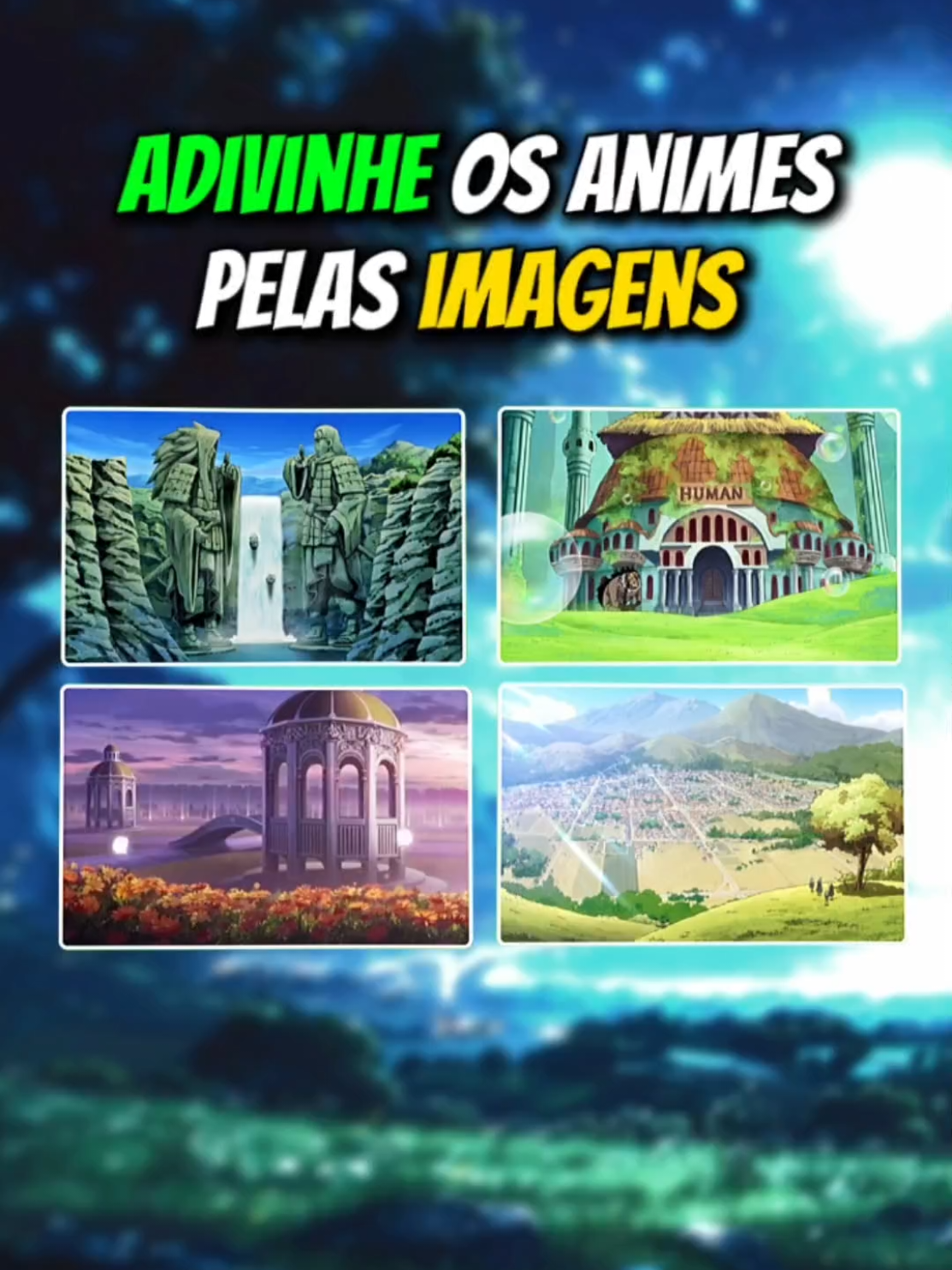 Adivinhe os animes pelas imagens 😁 #anime #animes #gojo #animestiktok #otaku 