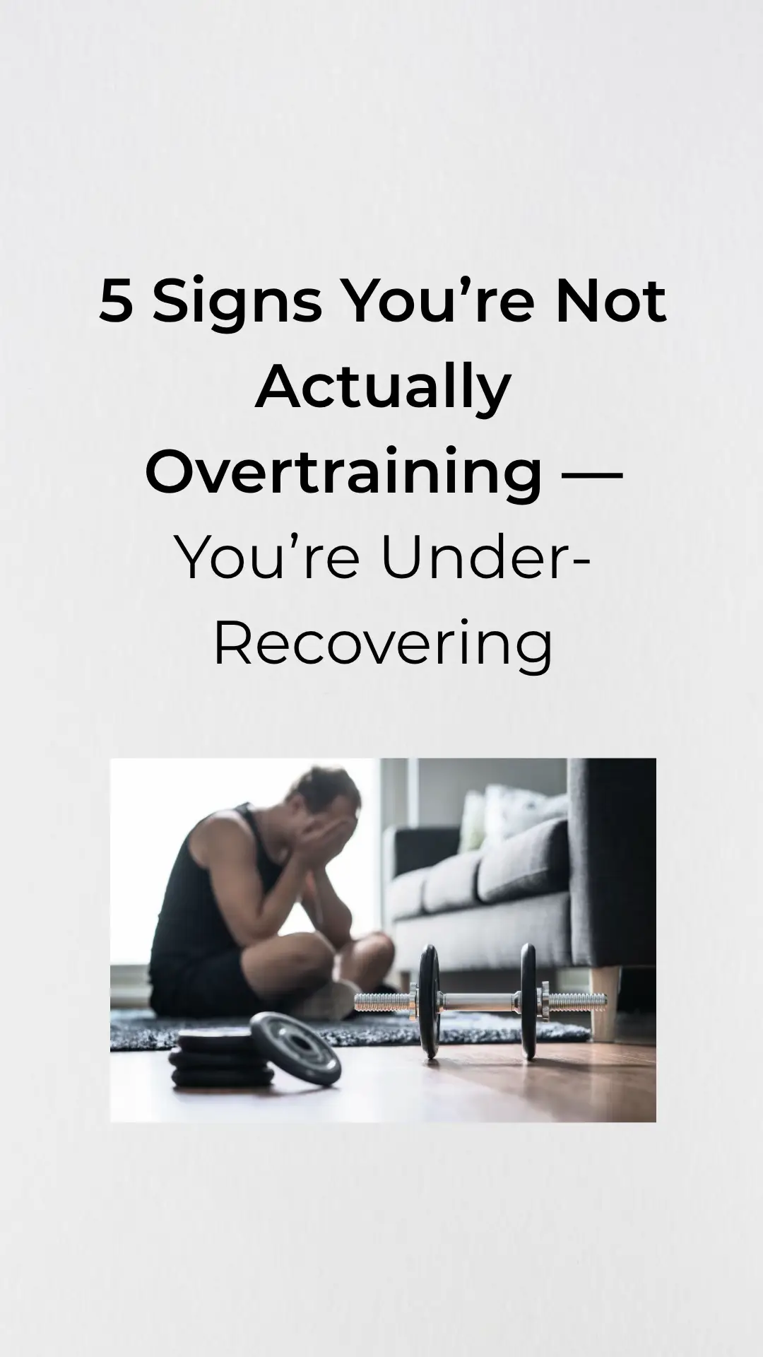 Fix these 5 recovery mistakes and unlock real gains.  #fitnesstips #overtraining #musclerecovery #gymmistakes #fitnessmyths #trainsmart #musclegrowth 