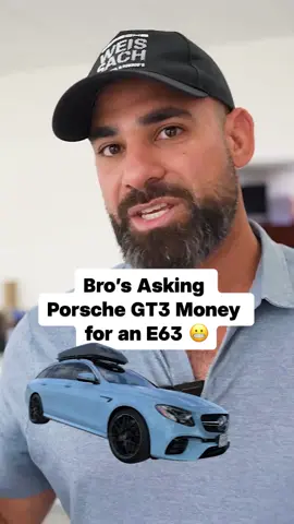 No way this guy just asked for this crazy money on his Mercedes E63. #luxurycars #carcollecting #rarevehicles #mercedes #porsche #fy #fyp 